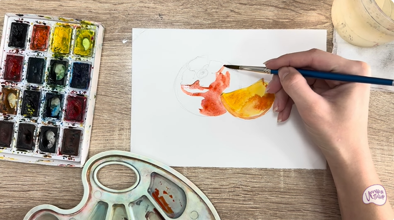 Рисуем Хурма