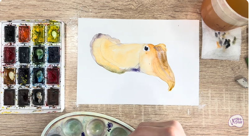 Рисуем Каракатица