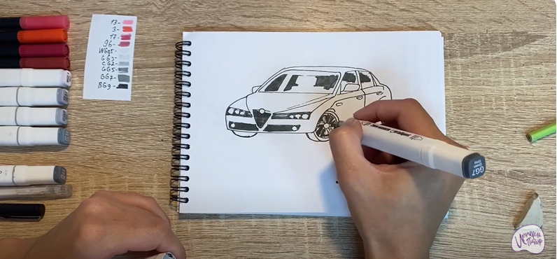 Рисуем Alfa Romeo