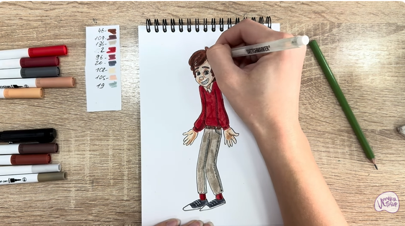 Рисуем Фил Динозавров из «Доктор Динозавров»