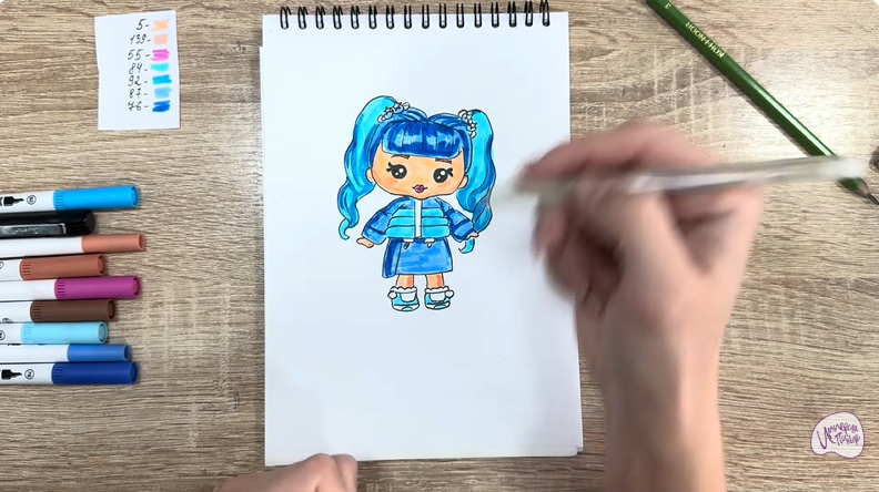 Рисуем Рори Блуберри