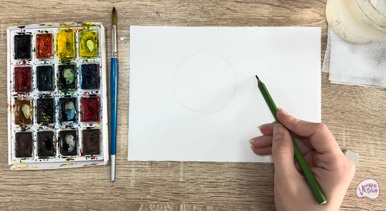 Рисуем Хурма