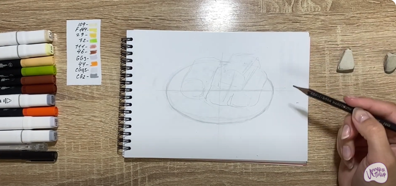 Рисуем Голубцы