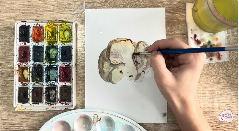 Рисуем Вешенки