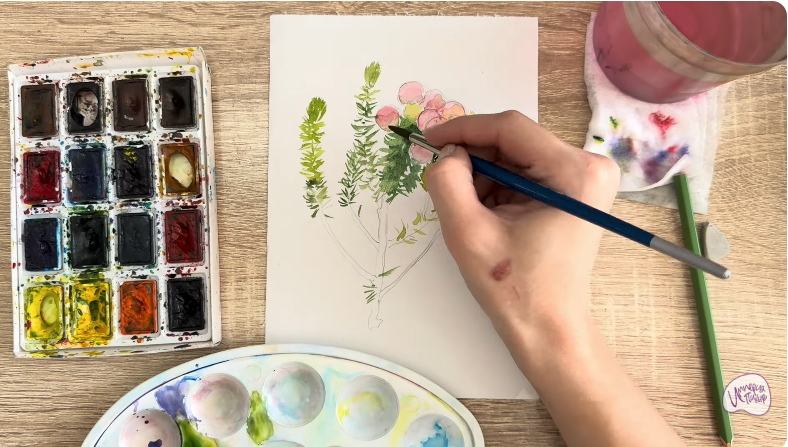 Рисуем Берцелия