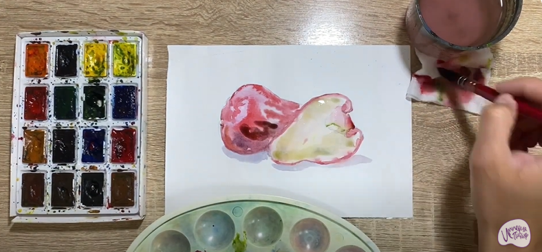 Рисуем Яванское яблоко