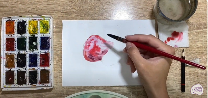 Рисуем Яванское яблоко