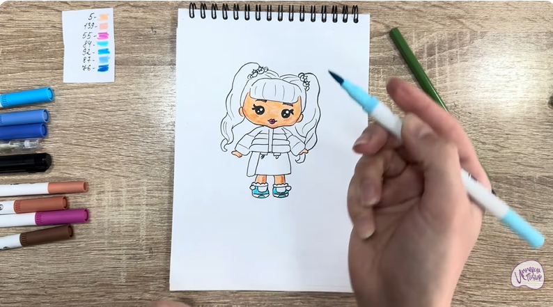 Рисуем Рори Блуберри