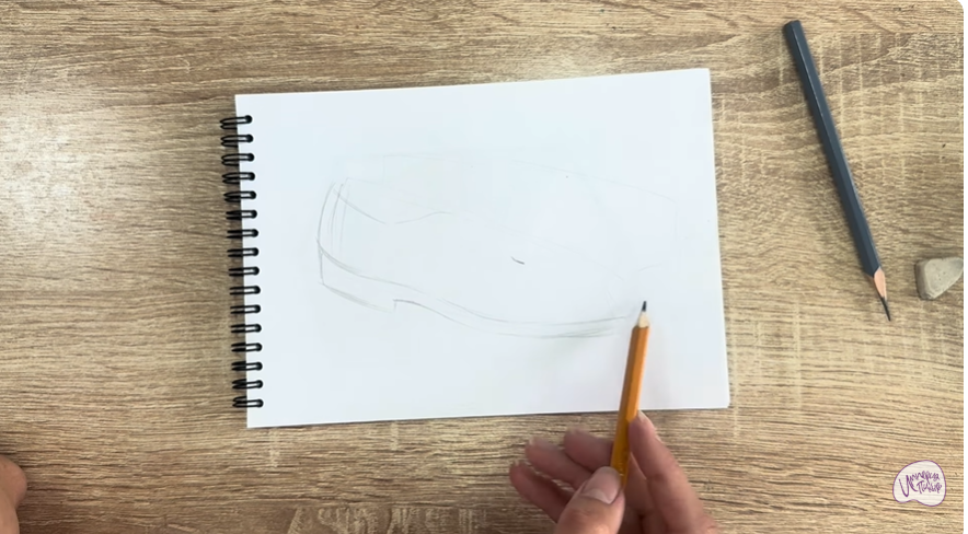 Рисуем Броги мужские