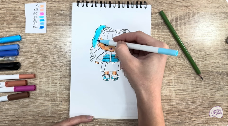 Рисуем Рори Блуберри