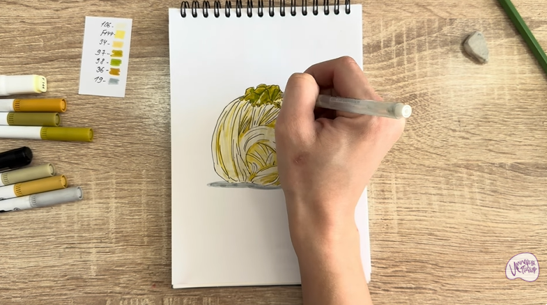 Рисуем Пишмание с фисташками