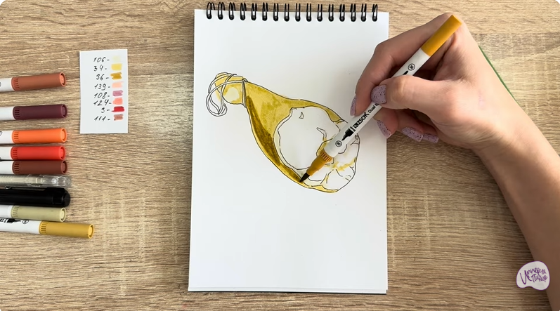 Рисуем Окорок