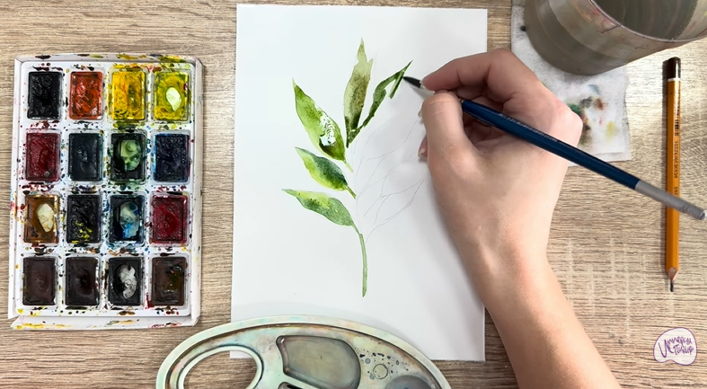 Рисуем Лавровый лист