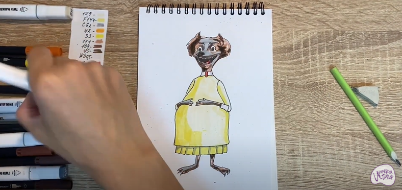 Рисуем Ванда из "Монстры на каникулах"
