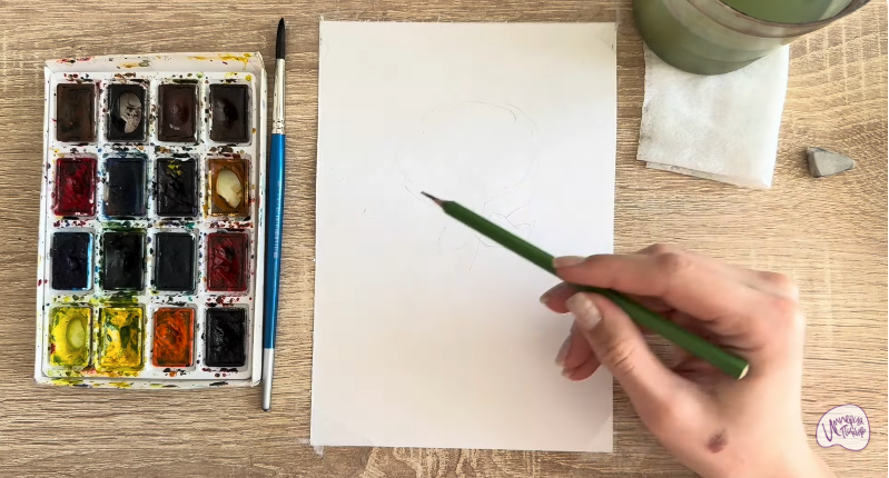 Рисуем Радиола розовая