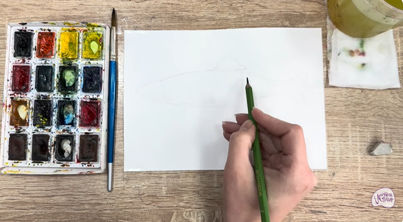 Рисуем Подуст