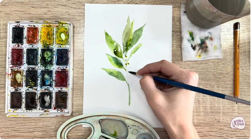 Рисуем Лавровый лист