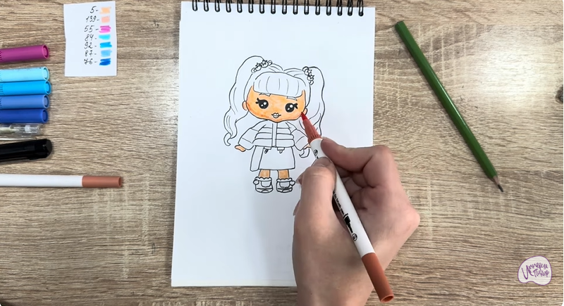 Рисуем Рори Блуберри