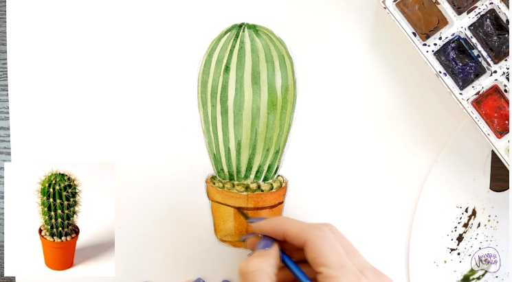 Рисуем Кактус