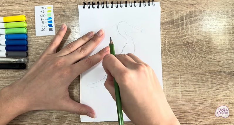 Рисуем Веган из «Доктор Динозавров»