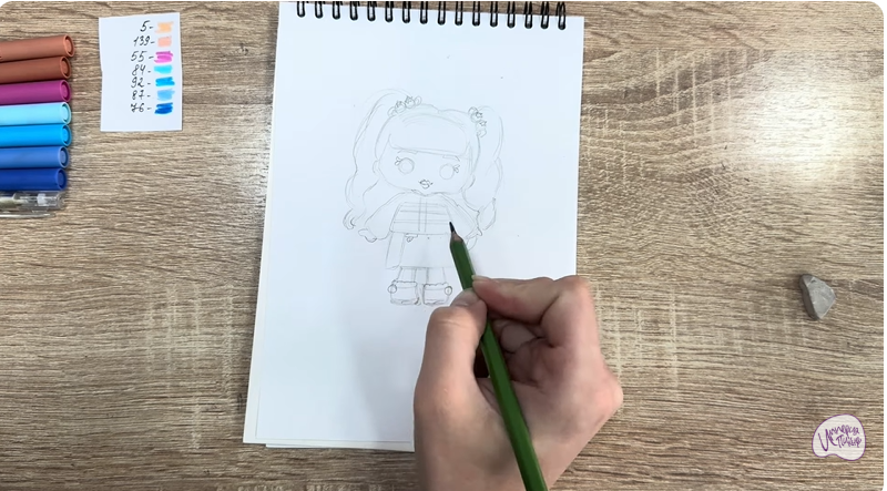 Рисуем Рори Блуберри