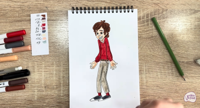 Рисуем Фил Динозавров из «Доктор Динозавров»