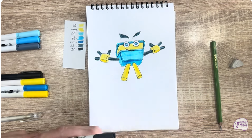 Рисуем Мозг из "Живой гараж"