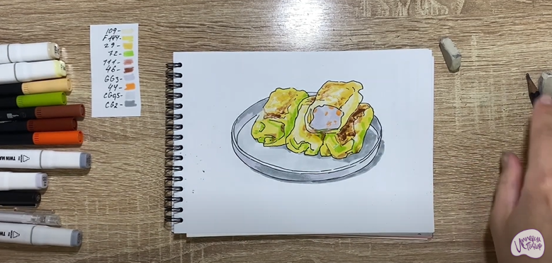 Рисуем Голубцы