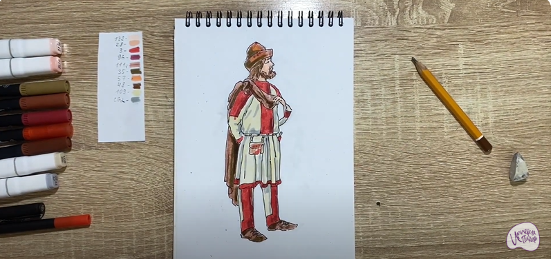 Рисуем Славянин