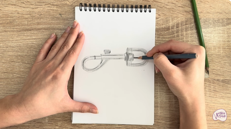 Рисуем Зацепной карабин