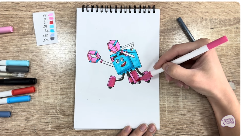 Рисуем Тяга из "Живой гараж"