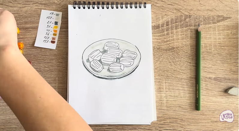 Рисуем Десерт "Тулумба"