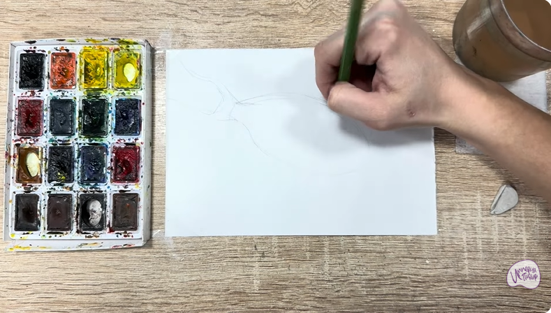 Рисуем Рыба-хирург