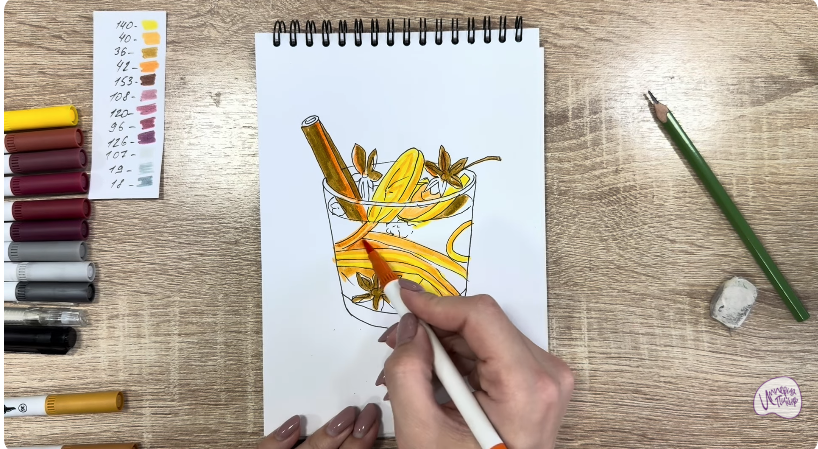 Рисуем Глинтвейн