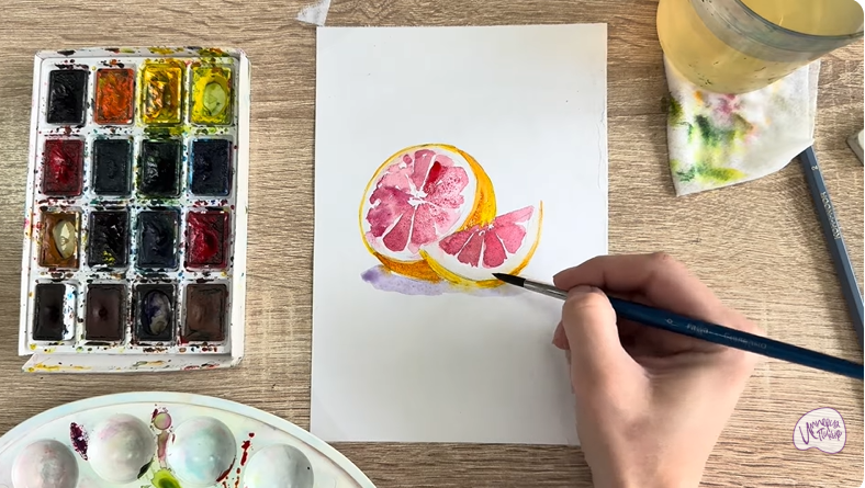 Рисуем Грейпфрут