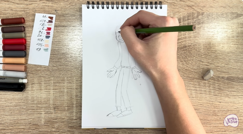 Рисуем Фил Динозавров из «Доктор Динозавров»