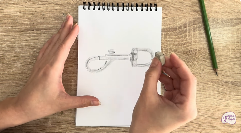 Рисуем Зацепной карабин