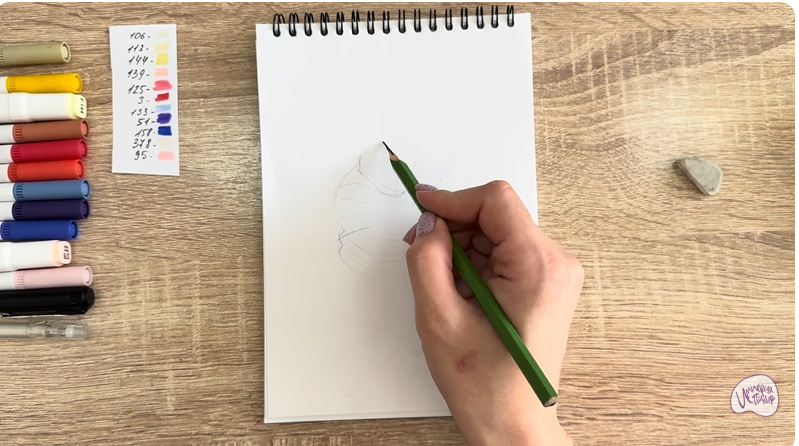 Рисуем Пирожное "Павлова"