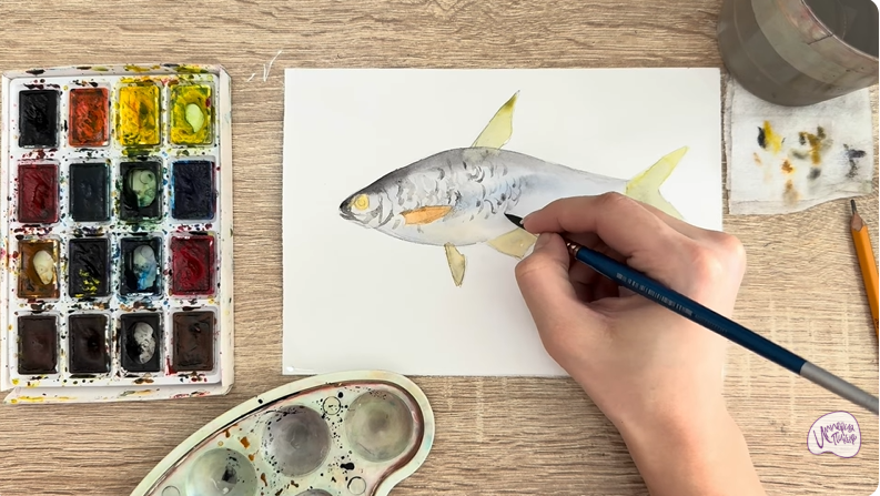 Рисуем Белоглазка