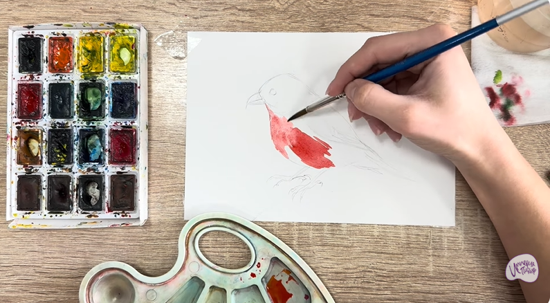 Рисуем Клест - еловик