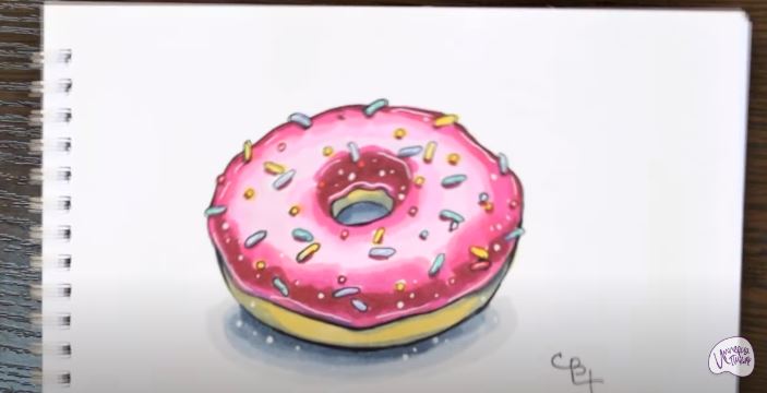 Рисуем Пончик