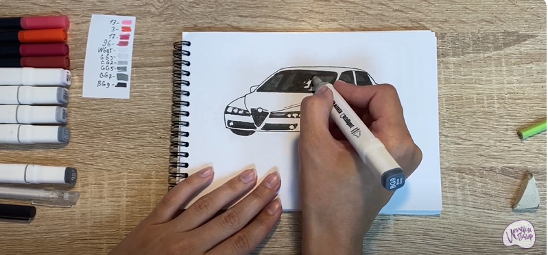 Рисуем Alfa Romeo