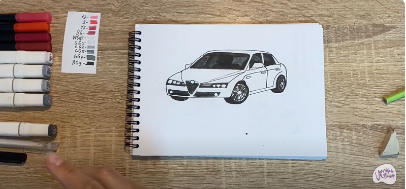 Рисуем Alfa Romeo