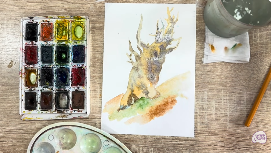 Рисуем Сосна Мафусаила