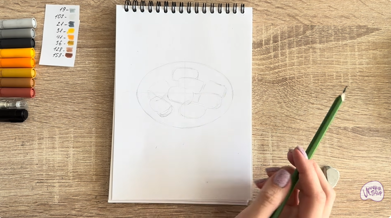 Рисуем Десерт "Тулумба"