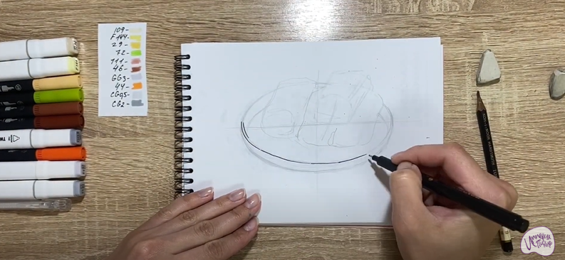 Рисуем Голубцы