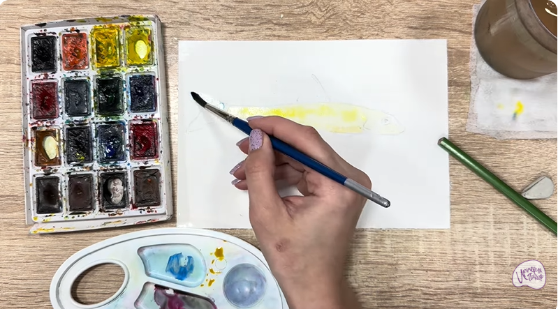 Рисуем Ленский пескарь