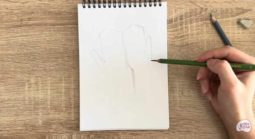 Рисуем Резиновые перчатки