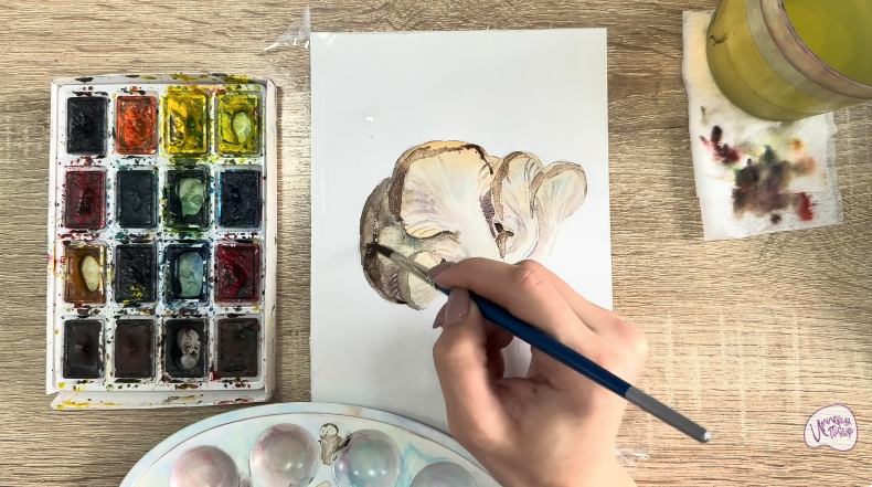 Рисуем Вешенки