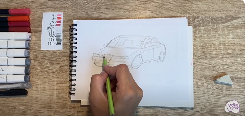 Рисуем Alfa Romeo